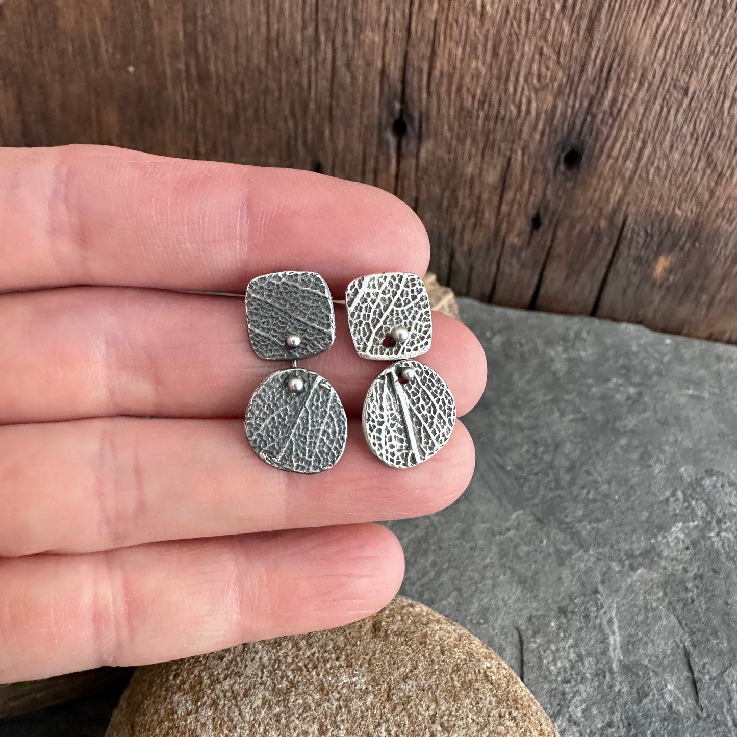 Sage Leaf Earrings