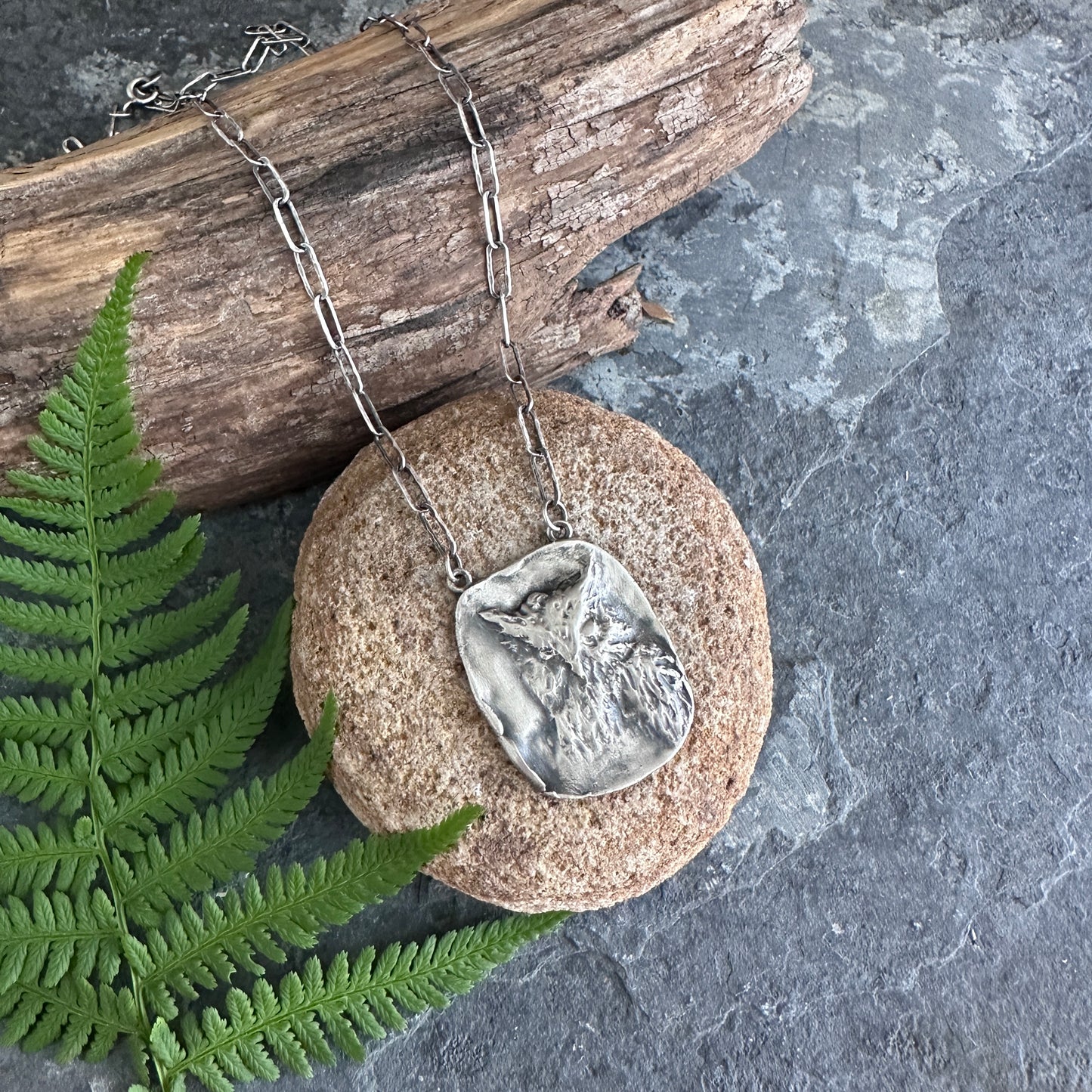 The Watcher | Sterling Silver Owl Necklace