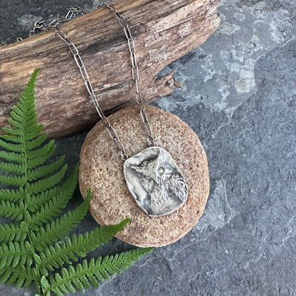 The Watcher | Sterling Silver Owl Necklace