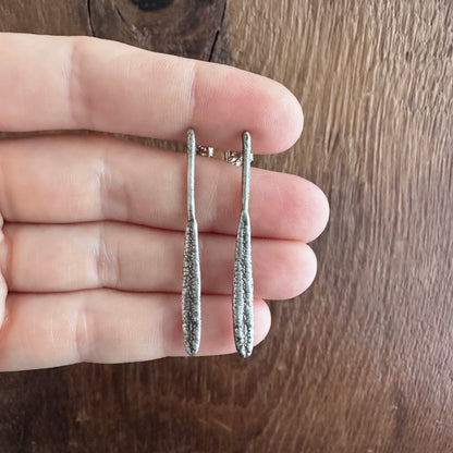 Rosemary Leaf Earrings | Sterling Silver Botanical Posts