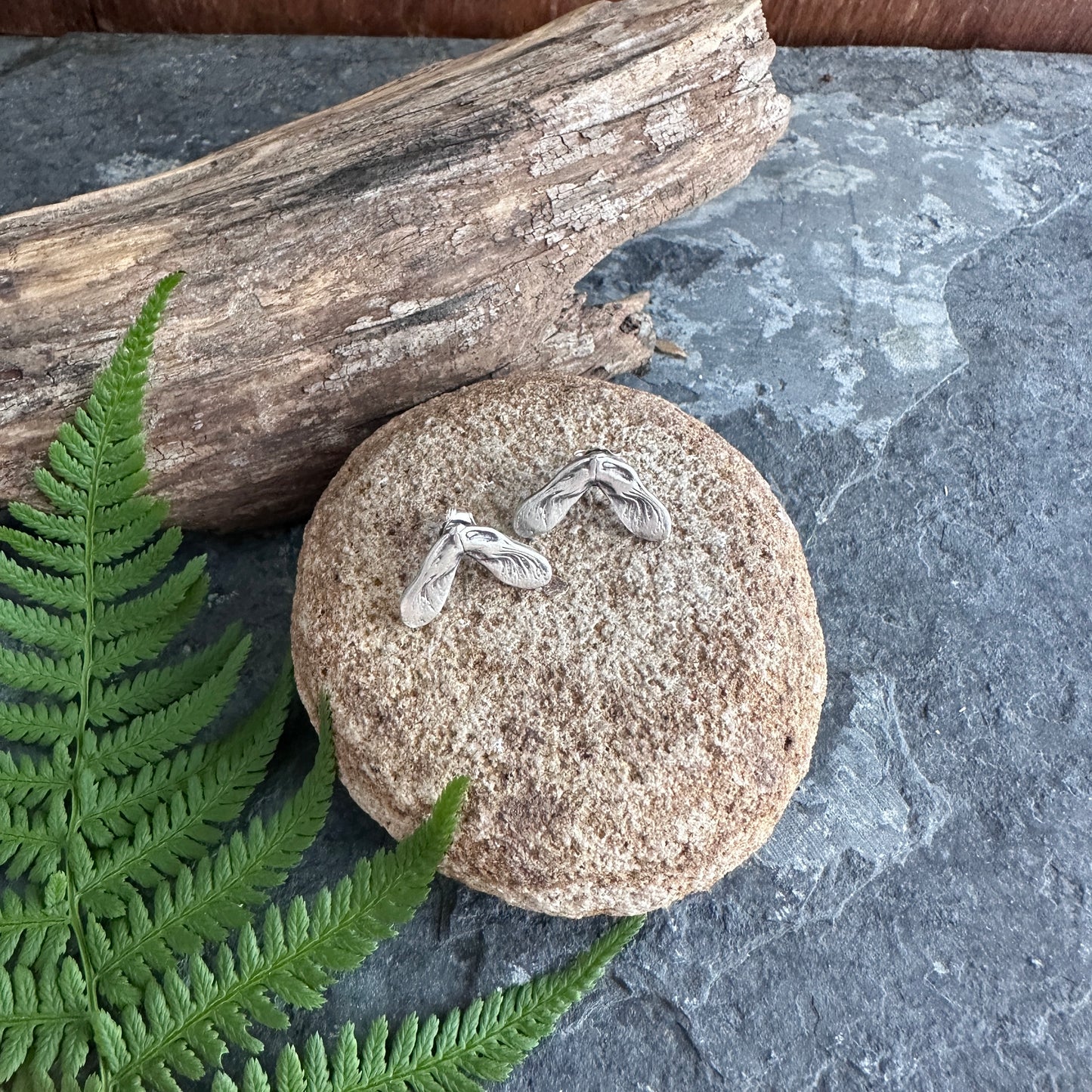 Chasing Joy | Maple Seed Stud Earrings