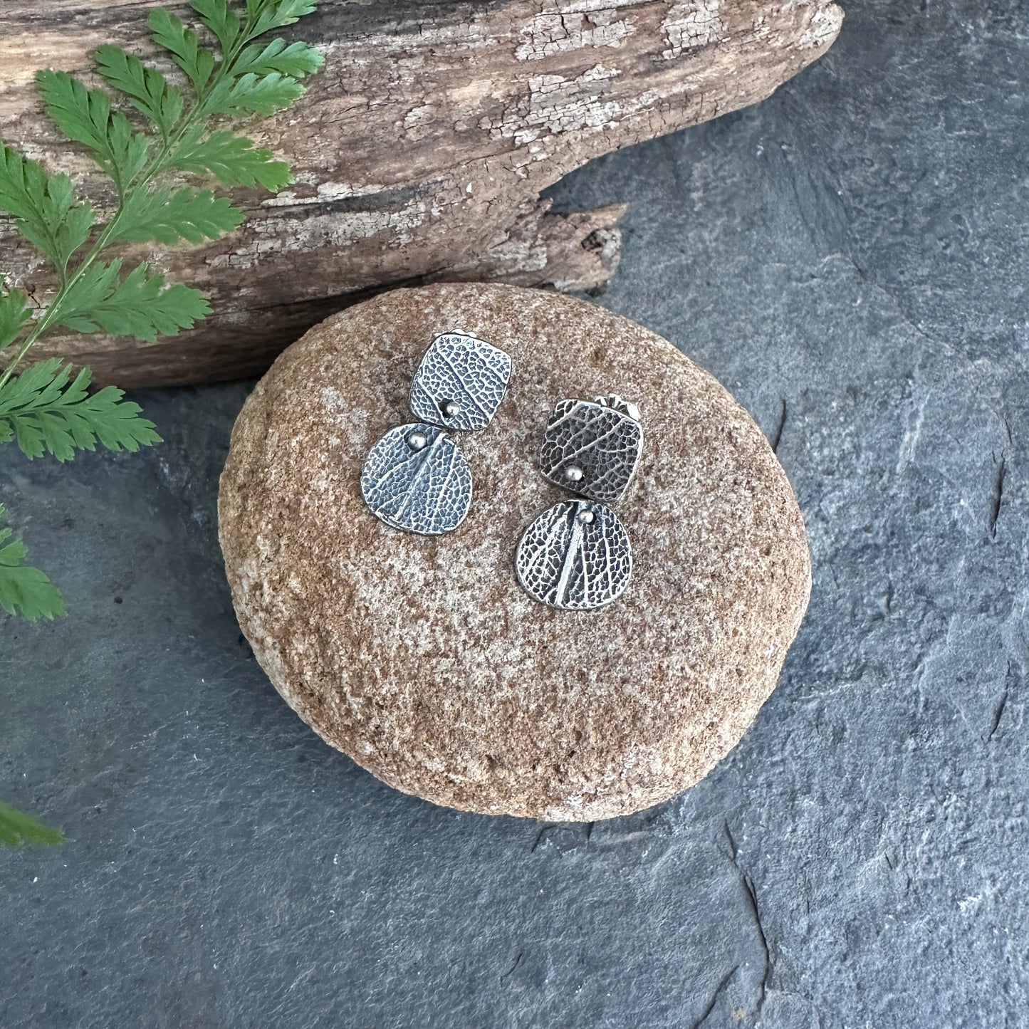 Sage Leaf Earrings