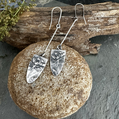 Long Queen Anne’s Lace Earrings