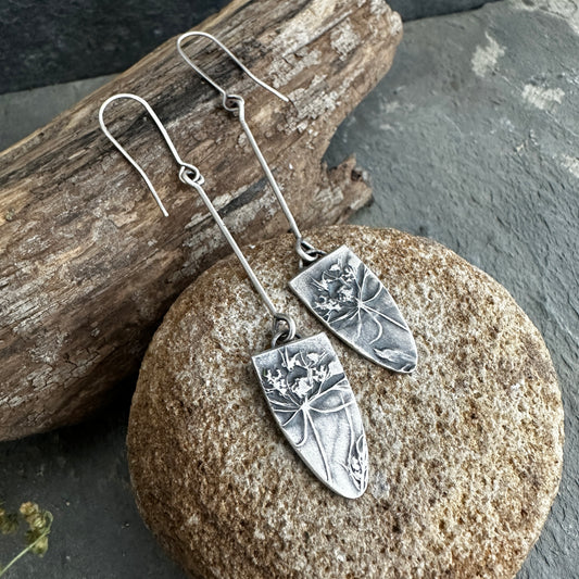 Long Queen Anne’s Lace Earrings