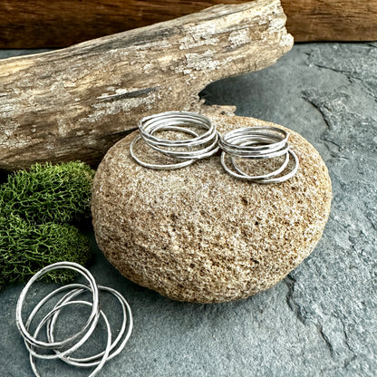 Whisper Rings - Sterling Silver