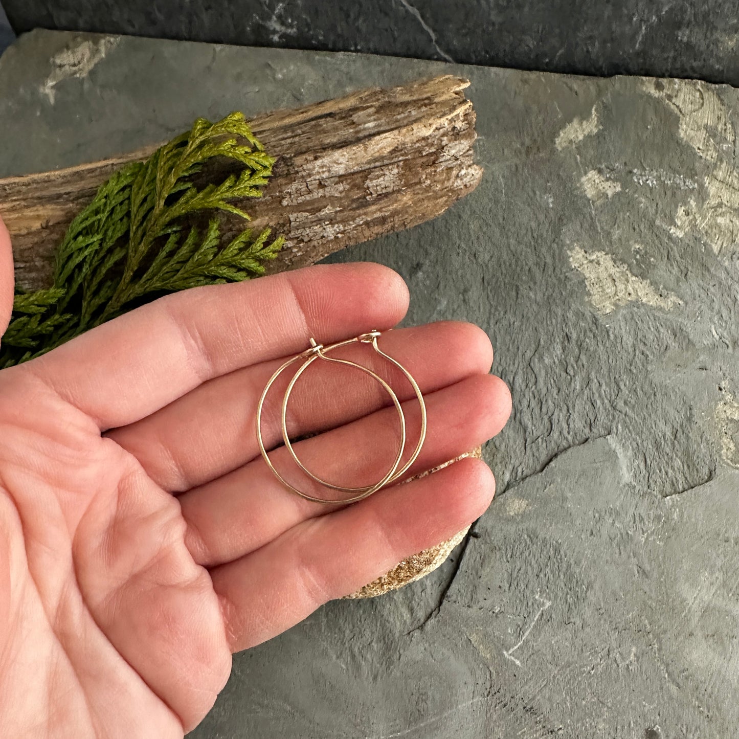 14K Gold Filled Hoops