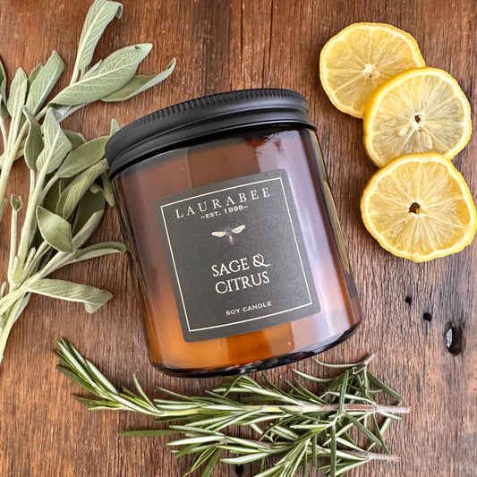 Sage & Citrus Soy Candle