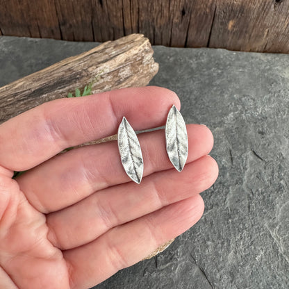 Olive Leaf Studs