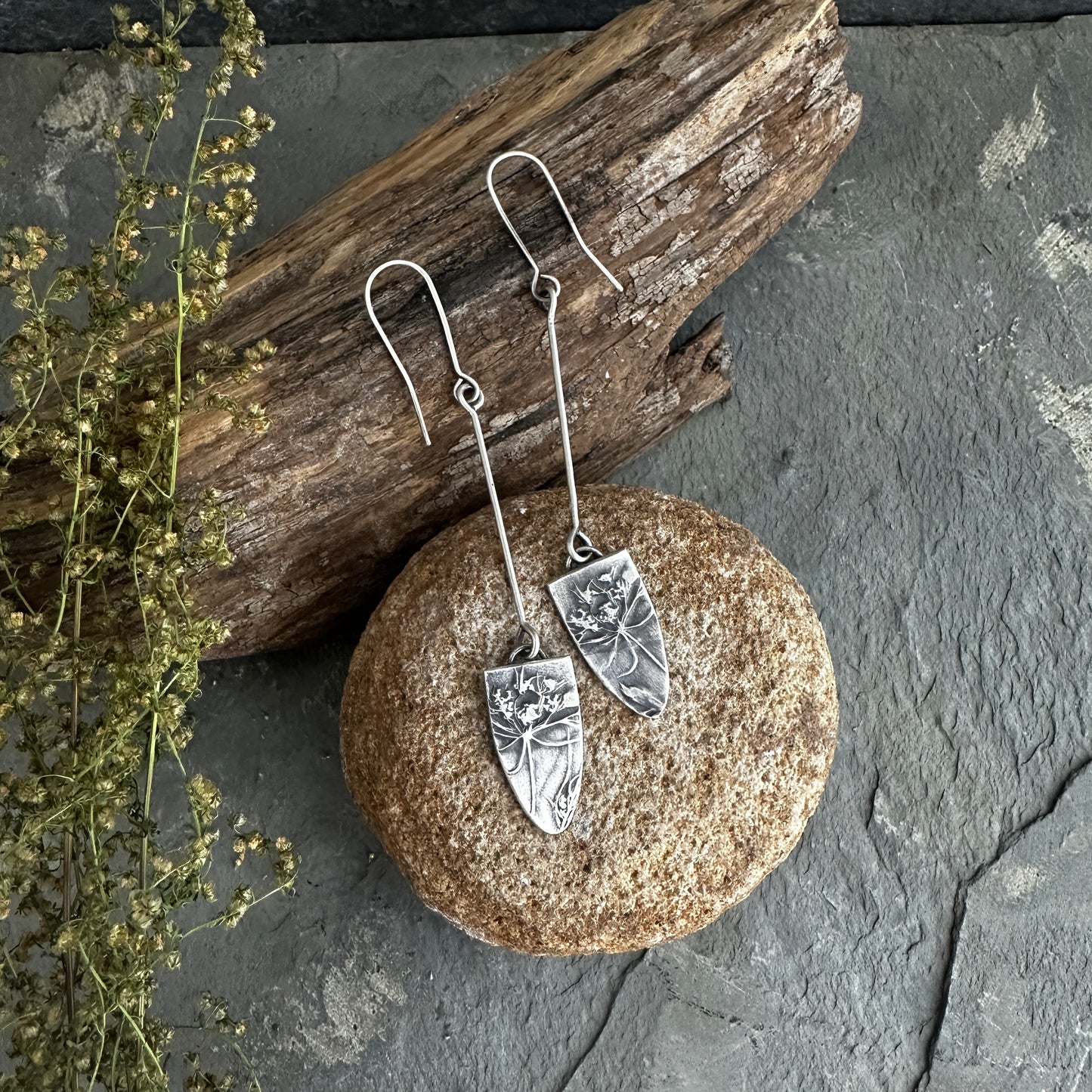 Long Queen Anne’s Lace Earrings