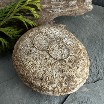 14K Gold Filled Hoops