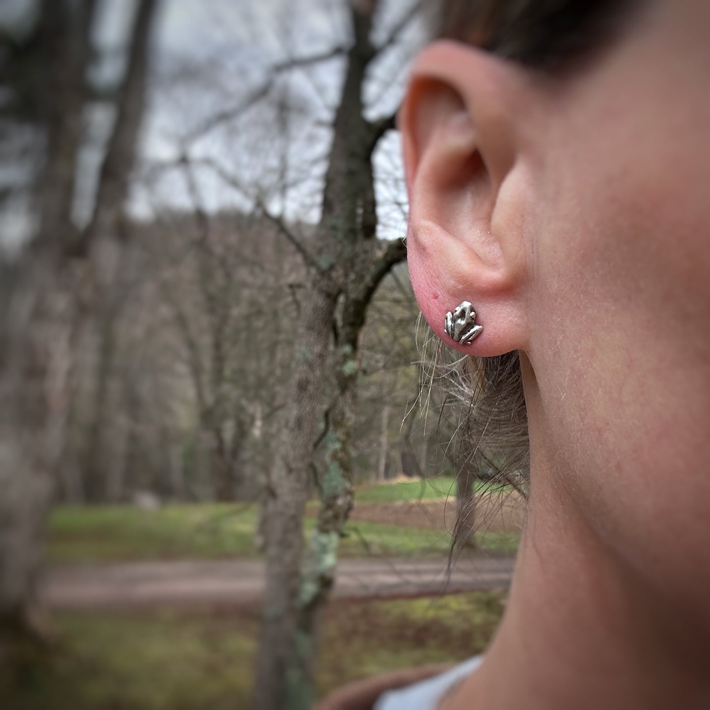Spring Peepers Stud Earrings
