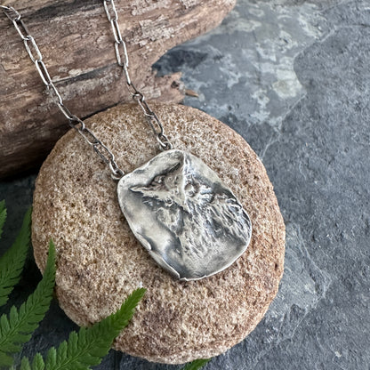 The Watcher | Sterling Silver Owl Necklace