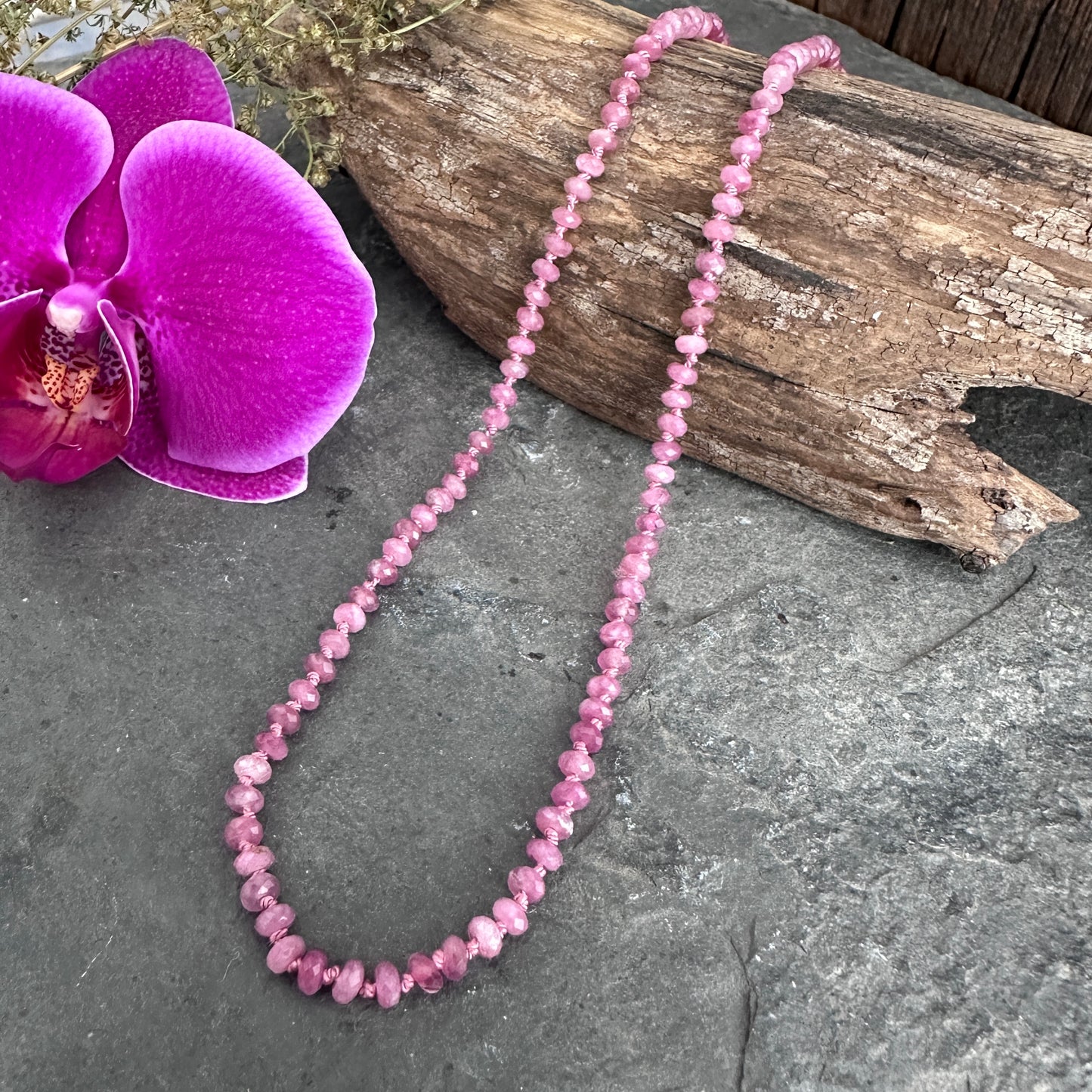 Love Knots | Pink Tourmaline Necklace
