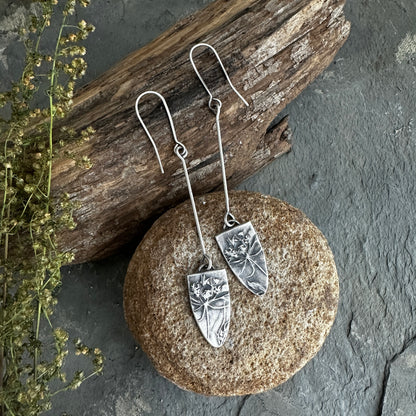Long Queen Anne’s Lace Earrings