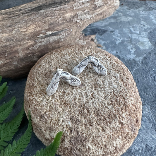 Chasing Joy | Maple Seed Stud Earrings