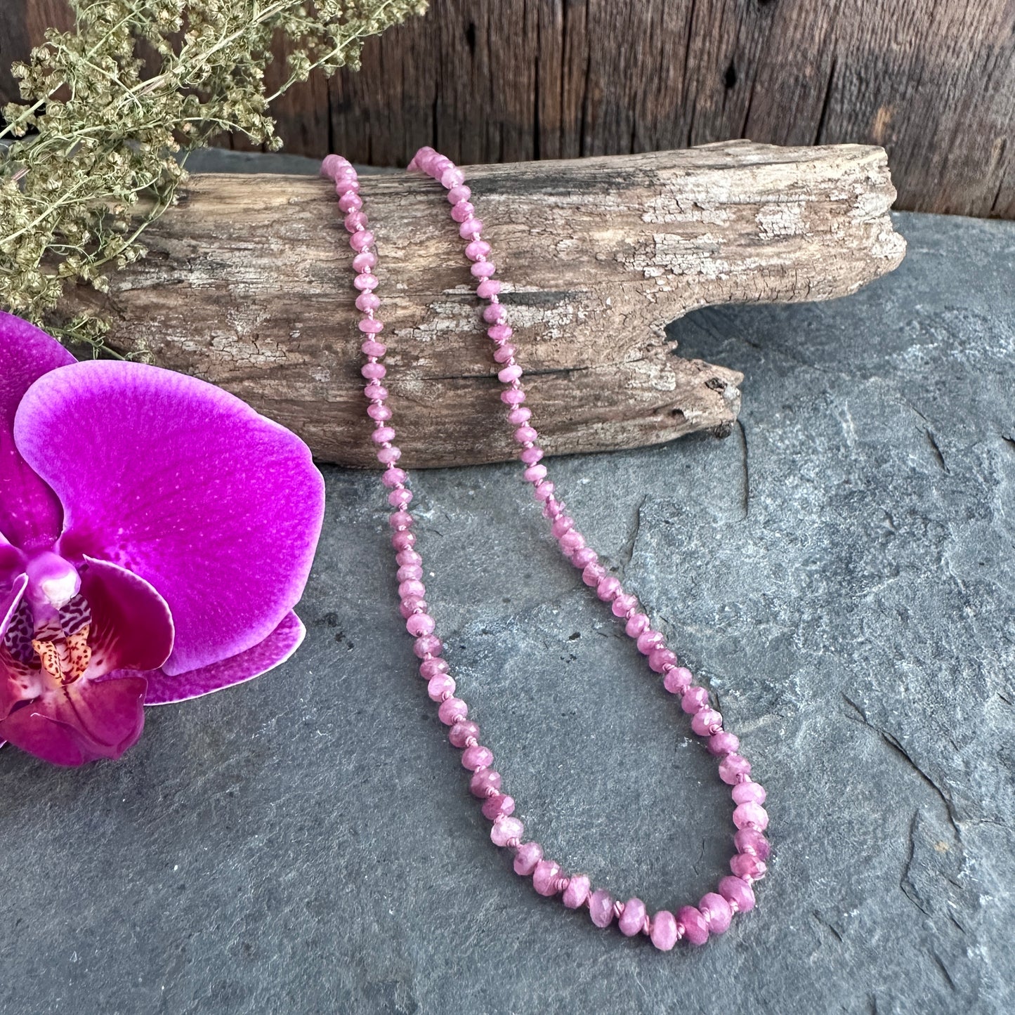 Love Knots | Pink Tourmaline Necklace