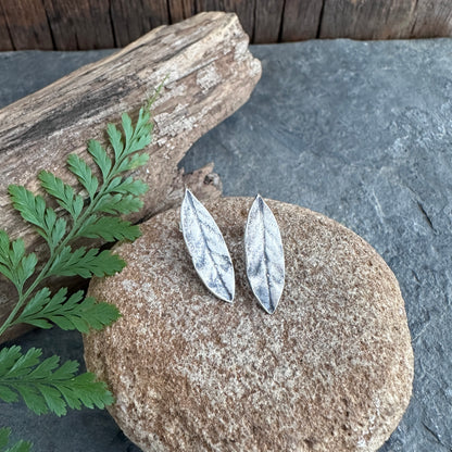 Olive Leaf Studs