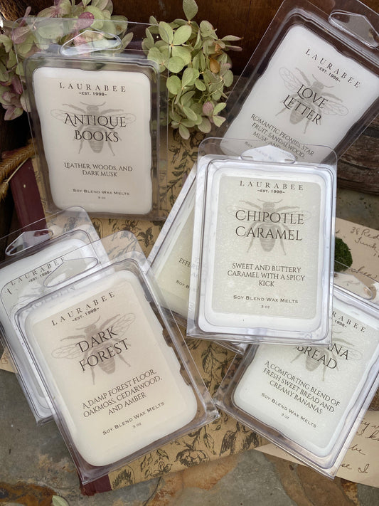 6 Cavity Scented Wax Melts | Highly Scented Wax Melts - Soy Blend Wax Tarts - Clamshell Wax Melts
